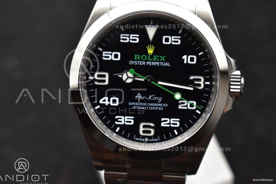 VSF 904L Air-King 509 Dial Edition Black SS VS SmoothTexture Bracelet 1:1 Best on Steel 126900 0312